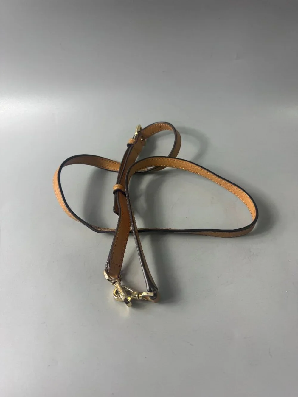 Michael Kors Tan Leather Adjustable Strap